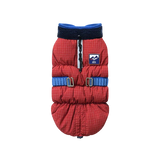 Puppy Gallery Ice Field Color Block Padding - Red & Navy