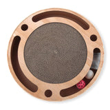 Interactive Track Ball Cat Scratcher