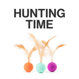 Pidan Cat Trio Bouncy Ball Set