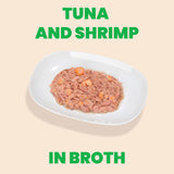 Almo Nature Cat Wet Food - Natural Tuna & Shrimp in Broth - 70g
