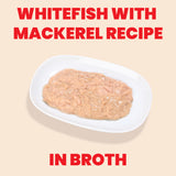 Almo Nature Whitefish & Mackerel in Broth Cat Wet Food Kitten - 70 g
