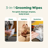 Earth Rated White Tea & Basil Scented Dog Wipes - 100 Count