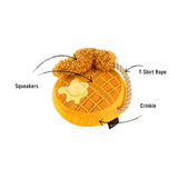 P.L.A.Y Pet Barking Brunch Chicken & Woofles Dog Toy