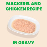 Almo Nature Mackerel & Chicken in Gravy Cat Wet Food Mousse - 70 g