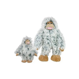 Yeti Plush with Rope and Squeaker Dog Toy