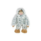 Yeti Plush with Rope and Squeaker Dog Toy