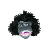 2-in-1 Gorilla Head Dog Toy