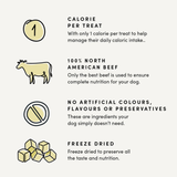 Crumps Mini Trainers Freeze Dried Beef Liver Dog Treat - 126 g