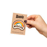Scout's Honour Rescue Iron-on Patch For Dogs