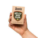 Scout's Honour Belly Rub Club Iron-on Patch For Dogs