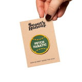Scout's Honour Fetch Fanatic Iron- on Patch for Dogs