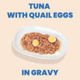 Almo Nature Tuna & Quail Egg in Gravy Cat Wet Food Complete - 70 g