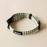 Bloire Green Plaid Cat Collar