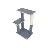 Modern Plywood Two Tier Cat Tree