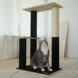 Modern Plywood Two Tier Cat Tree