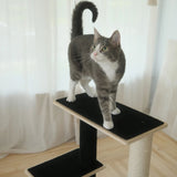 Modern Plywood Two Tier Cat Tree