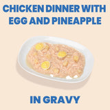 Almo Nature Chicken, Egg & Pineapple in Gravy Dog Wet Food Complete - 156g