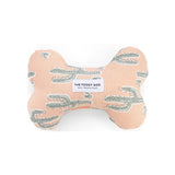 Cactus Garden Dog Bone Squeaky Toy