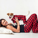Fabdog Buffalo Check Dog Pajamas