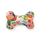 Rifle Paper Co. Garden Party Dog Bone Squeaky Toy