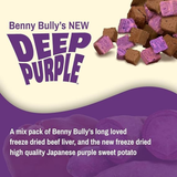 Benny Bully's Deep Purple Sweet Potato & Beef Liver Dog Treats