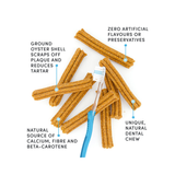 Crumps Plaque Busters Pumpkin Spice Dental Sticks - 10 Count