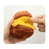 Bite Me x Eggslut Fairfax Burger Nosework Dog Toy