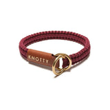 Knotty Pets Slip Collar - Wine