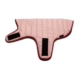 Knotty Pets Reversible Puffy Dog Jacket - Burgundy & Pink