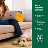 Earth Rated Natural Rubber Treat Toy