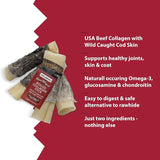 Rolled Beef Collagen Wrapped With Cod Skin