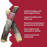 Rolled Beef Collagen Wrapped With Cod Skin