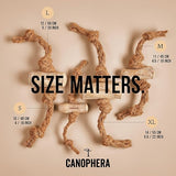 Canophera Coffee Wood and Coconut Rope Dog Chew