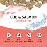 Cod & Salmon Combo Bites Dog Treat