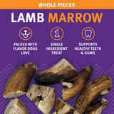 Whole Pieces Lamb Marrow Dog Treat