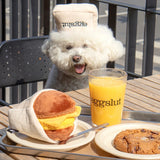 Bite Me x Eggslut Fairfax Burger Nosework Dog Toy