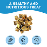 Pet Treatery Fish & Noooo Chips - Premium Dehydrated Cod Skin Treat For Dogs & Cats