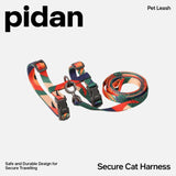 Pidan Cat Harness and Leash Set - Multicolor