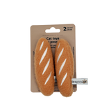 DexyPaws Breakfast Baguettes Duo With Catnip Cat Toy