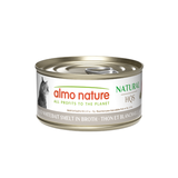 Almo Nature Tuna & Whitebait Smelt in Broth Cat Wet Food Natural - 70 g
