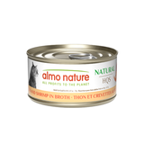 Almo Nature Cat Wet Food - Natural Tuna & Shrimp in Broth - 70g