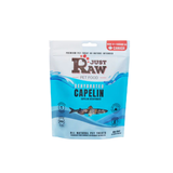 Just Raw Dehydrated Capelin Dog & Cat Treats - 3oz