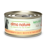 Almo Nature HQS Natural Mousse Tuna With Shrimp In Gravy- 70g