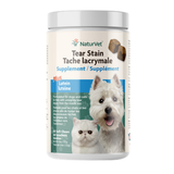 Naturvet Tear Stain Supplement + Lutein Soft Chews for Dogs & Cats