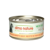 Almo Nature Mousse Tuna With Shrimp In Gravy-70g