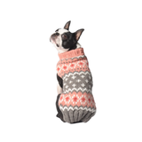 Chilly Dog Peach Fairisle Sweater