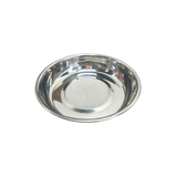 Messy Cats Stainless Steel Saucer Shaped Cat Bowl