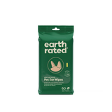 Earth Rated Pet Ear Wipes, Wild Oat Scent - 60 Count