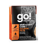 Go! - Salmon Pate - Cat Wet Food - Skin + Coat - All Life Stages (181g)