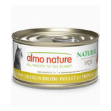 Almo Nature Chicken & Cheese in Broth Cat Wet Food Natural - 24x 70g (Box)
